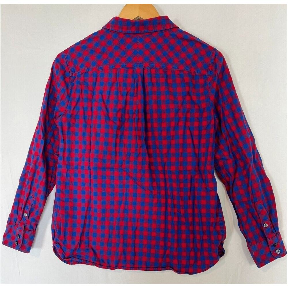 Talbots Buffalo Plaid Flannel Shirt & Quilted Vest Womens Size Small Petite - Picture 5 of 16